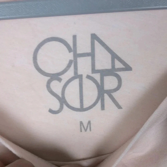 Chaser Burnout Scoop Neck Long Sleeves Top Medium - Picture 3 of 6